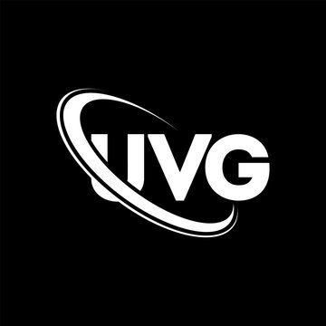 UVG logo. UVG letter. UVG letter logo design. Initials UVG logo linked with circle and uppercase monogram logo. UVG typography for technology, business and real estate brand.
