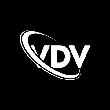 VDV logo. VDV letter. VDV letter logo design. Initials VDV logo linked with circle and uppercase monogram logo. VDV typography for technology, business and real estate brand.