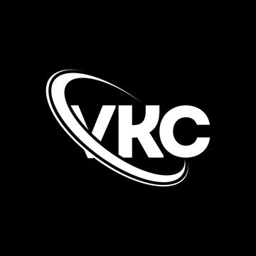 VKC logo. VKC letter. VKC letter logo design. Initials VKC logo linked with circle and uppercase monogram logo. VKC typography for technology, business and real estate brand.