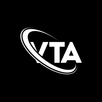 VTA logo. VTA letter. VTA letter logo design. Initials VTA logo linked with circle and uppercase monogram logo. VTA typography for technology, business and real estate brand.