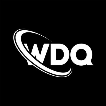 WDQ logo. WDQ letter. WDQ letter logo design. Initials WDQ logo linked with circle and uppercase monogram logo. WDQ typography for technology, business and real estate brand.
