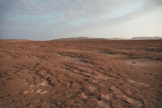 Desert iron sand landscape