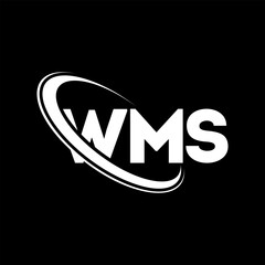 WMS logo. WMS letter. WMS letter logo design. Initials WMS logo linked with circle and uppercase monogram logo. WMS typography for technology, business and real estate brand.