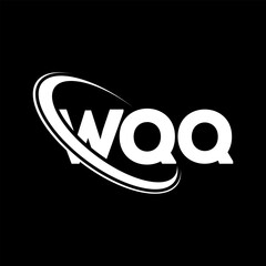 WQQ logo. WQQ letter. WQQ letter logo design. Initials WQQ logo linked with circle and uppercase monogram logo. WQQ typography for technology, business and real estate brand.