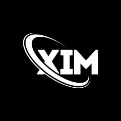 XIM logo. XIM letter. XIM letter logo design. Initials XIM logo linked with circle and uppercase monogram logo. XIM typography for technology, business and real estate brand.