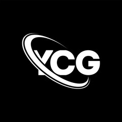 YCG logo. YCG letter. YCG letter logo design. Intitials YCG logo linked with circle and uppercase monogram logo. YCG typography for technology, business and real estate brand.