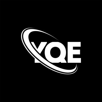 YQE logo. YQE letter. YQE letter logo design. Initials YQE logo linked with circle and uppercase monogram logo. YQE typography for technology, business and real estate brand.