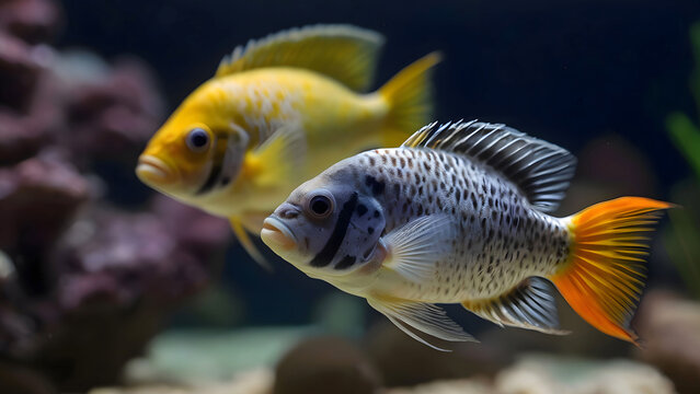 Stunning African Lake Malawi Cichlids