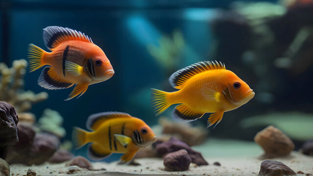 Stunning African Lake Malawi Cichlids
