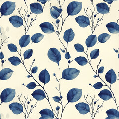 leaf frameless pattern to enlarge and use as graphic element like background, tiles, ai generated