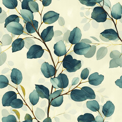 leaf frameless pattern to enlarge and use as graphic element like background, tiles, ai generated