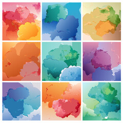 Abstract Watercolor Backgrounds	
