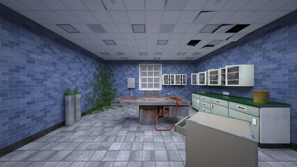 解剖室　3DCGレンダリング