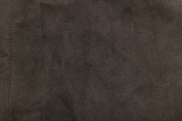 Texture of gray suede fabric