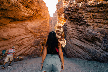 Natural amphitheater in the Quebrada de las Conchas, Cafayate, Argentina -mar 12th 2024