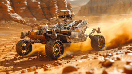 Mars rover.