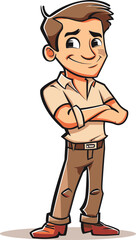 The Elemental Nomad: Vector Journey through Elemental Realms