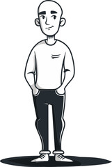 The Cybernetic Nomad: Vector Journey through Technological Realms