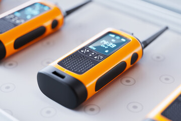 Professional Dual Walkie-Talkies with Digital Interface for Secure Comms