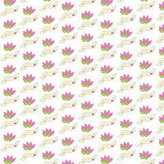 seamless pattern with flowers
