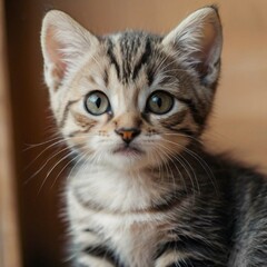 Obraz premium Cute cat pets, animal kittens.
