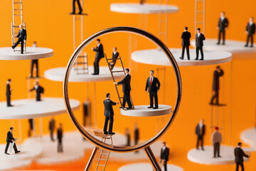 Corporate ladder and competitive workplace culture