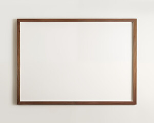 Empty Picture Frame against white wall - 753320088