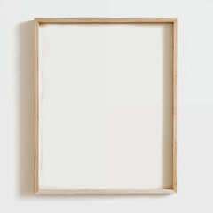 Empty Picture Frame against white wall - 753320223