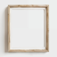Empty Picture Frame against white wall - 753320285