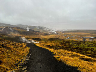 Obraz premium Hot springs of Iceland 