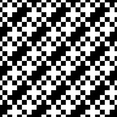 Fototapeta premium Seamless pattern. Tribal wallpaper. Ethnic embroidery background. Ancient mosaic. Tribe motif. Digital paper for web design, textile print. Crosses ornament. Ethnical folk image. Vector artwork.