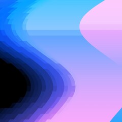 abstract blue pink gradient wave background