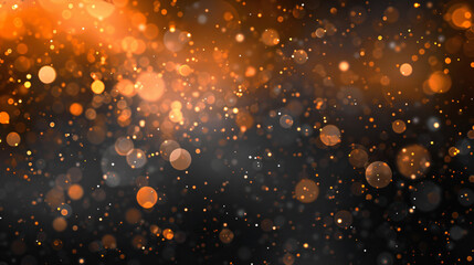 Obraz na płótnie Canvas black orange grey bokeh , a normal simple grainy noise grungy empty space or spray texture , a rough abstract retro vibe glow background template color gradient 