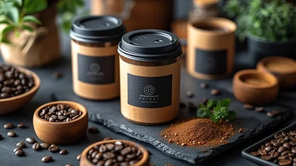 Gartenposter design a packaging for a coffee mug, product packaging design --ar 16:9 --style raw --stylize 750 --v 6 Job ID: 444fd7b2-253b-488a-92b7-bd04dc8e32de © George