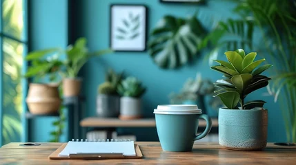  Design creativity: a stylish workspace with a coffee cup, notepad and design space. --ar 16:9 --style raw --stylize 750 --v 6 Job ID: 0efc35c2-95bc-487e-8dc8-21390c4607a3 © George