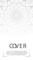Luxury mandala background with floral ornament pattern. Hand drawn mandala design. Vector mandala template for ramadan decoration invitation, cards, wedding, logos, cover, brochure
