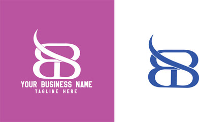 Luxury Letter BB Logo Design Vector