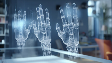 x ray of human hand