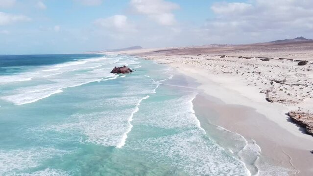 Boavista island cape verde. Isla boa vista cabo verde