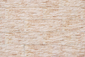 Tiled travertine stone wall texture or pattern