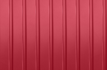 Red color metallic siding texture or pattern