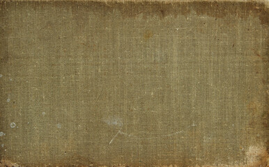 Old grunge canvas texture for background