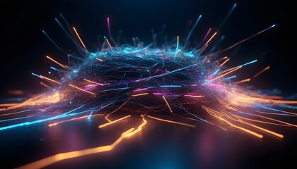 sparkler on black background