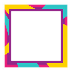 Colorful Frame Border Vector 