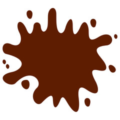 Chocolate Splash Vector Illustration