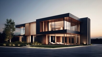 Obraz premium Modern Exterior Building Design Ideas