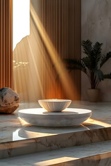 Minimalist Ceramic Tableware in Natural Light