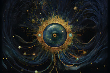 Celestial Perception: A Journey Beyond Through the Cosmic Third Eye - Album Art