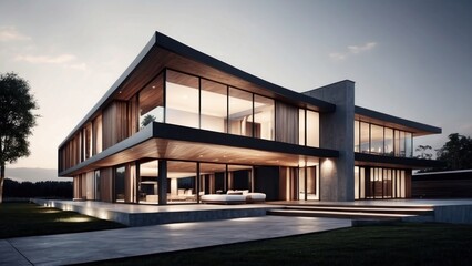 Fototapeta premium Modern Exterior Building Design Ideas