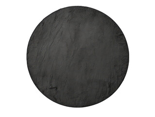 Fototapeta na wymiar black round blank circle isolated on transparent background, transparency image, removed background